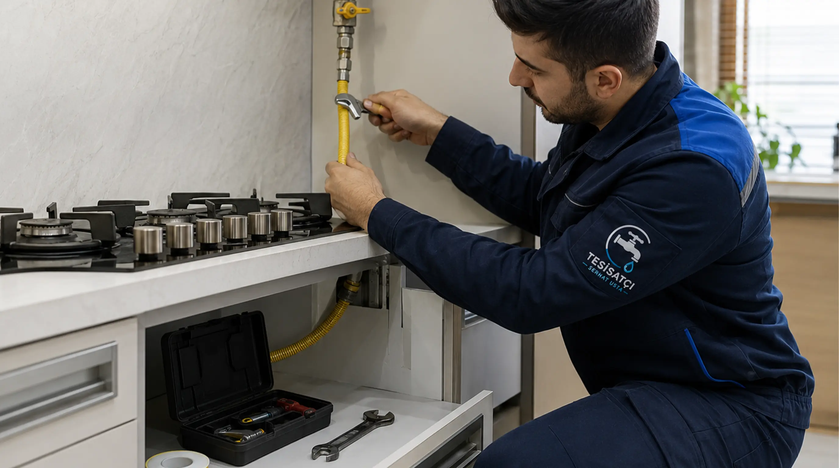 Çekmeköy Ocak Gaz Hortumu Montajı Su Tesisatçısı